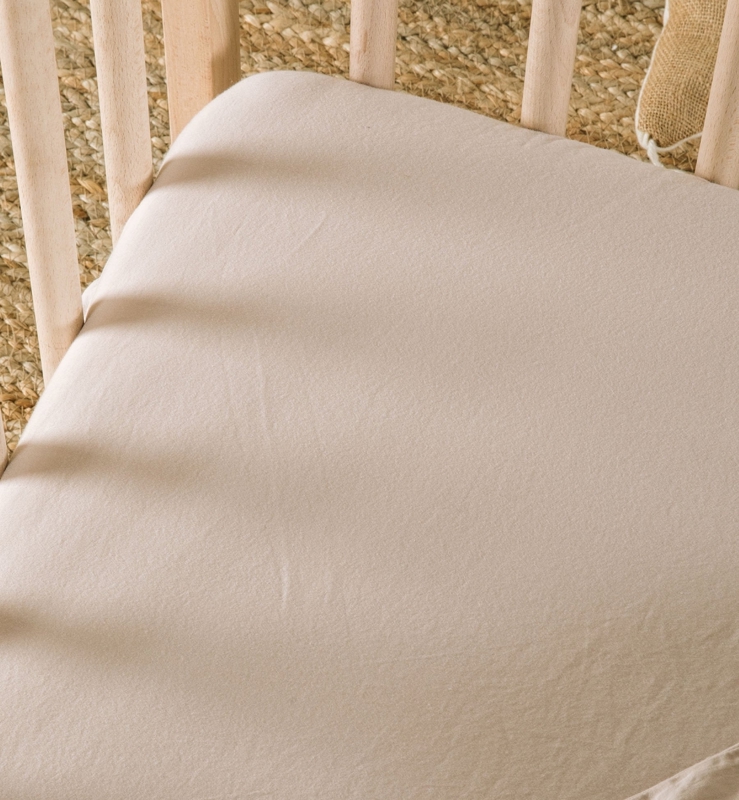 Kadolis - Drap housse bébé satin de coton bio lavé, Kadolis - Mixte