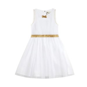 Robe de cortège blanche or pour fille Hepburn, La Faute à Voltaire 1