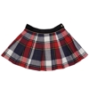 Jupe écossaise fille  carrx tartan rouge bleu marine   London, La Faute à Voltaire