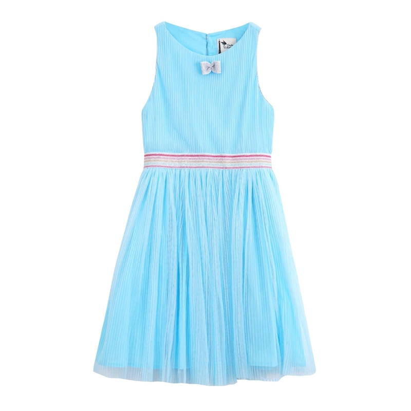 Robe qui tourne fille ciel paillettes Hepburn, La Faute à Voltaire - 9/10 ans