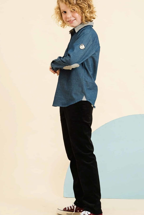 Pantalon hiver garçon velours Sainclair, La Faute à Voltaire