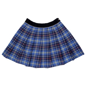 Jupe plissée écossaise fille  carreaux tartan     London, La Faute à Voltaire 1