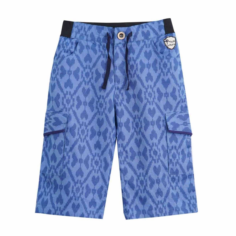 Bermuda imprimé tie and dye poches cargo Arcachon, La Faute à Voltaire - 13/14 ans