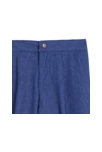 Pantalon à pinces garçon coton bleu marine Ambroise, La Faute à Voltaire 4