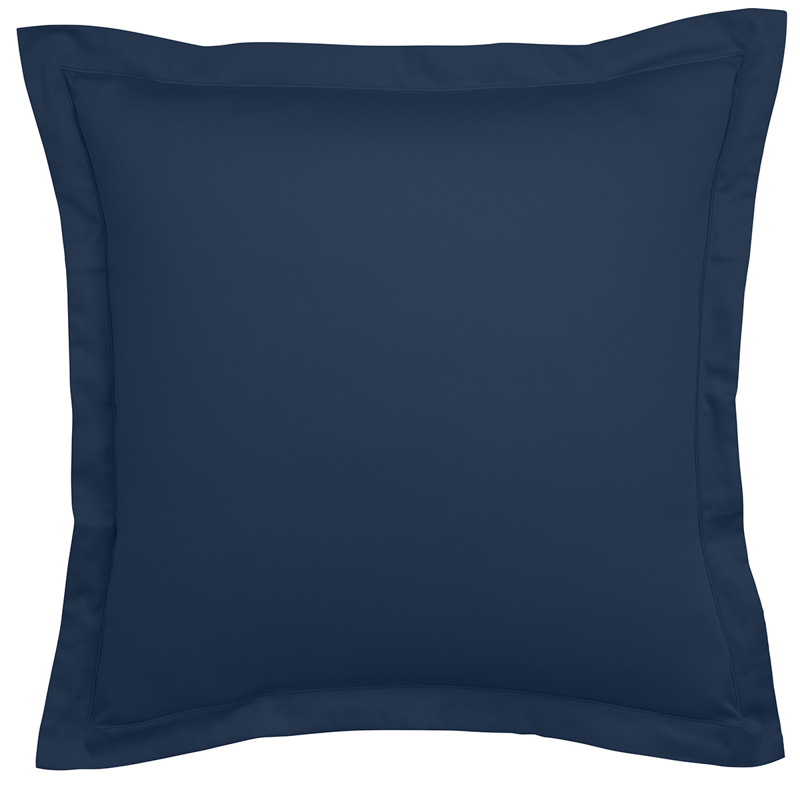 Dodo - Taie d'oreiller partition satin de coton coloris marine, Dodo -