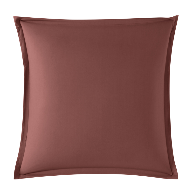 Taie d'oreiller influence percale brique, Dodo - 50x75 cm