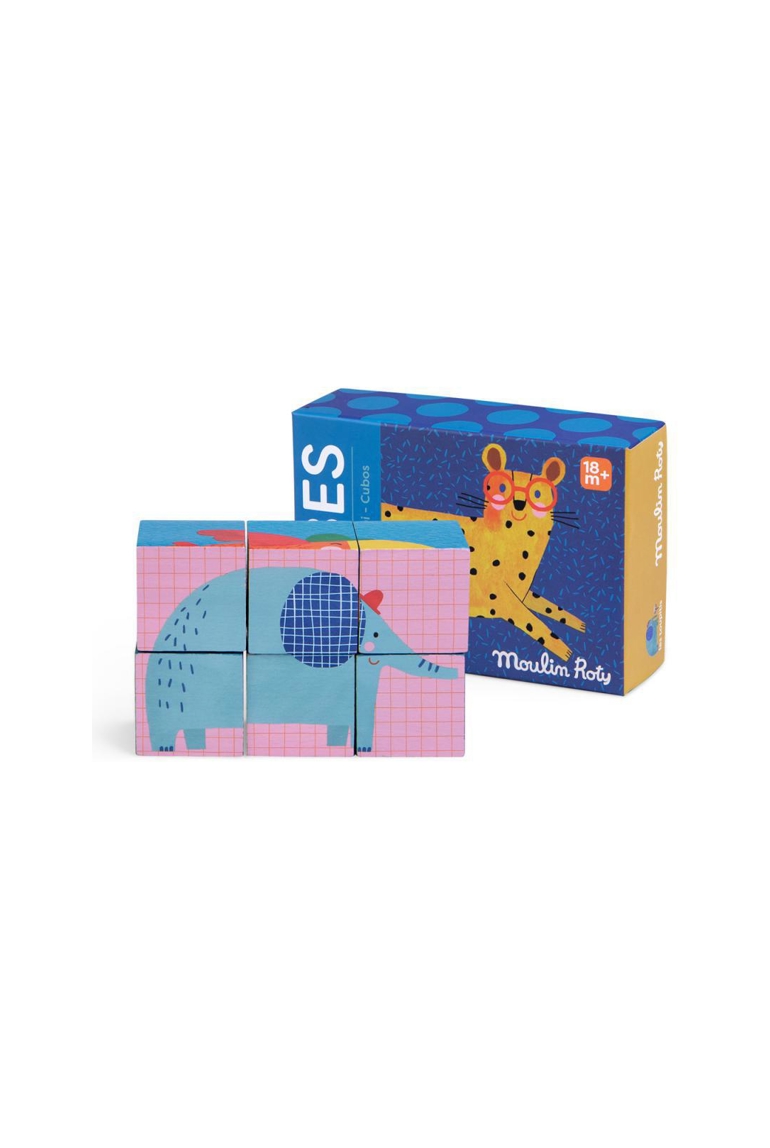 Puzzle 6 cubes les toupitis, Moulin roty 1