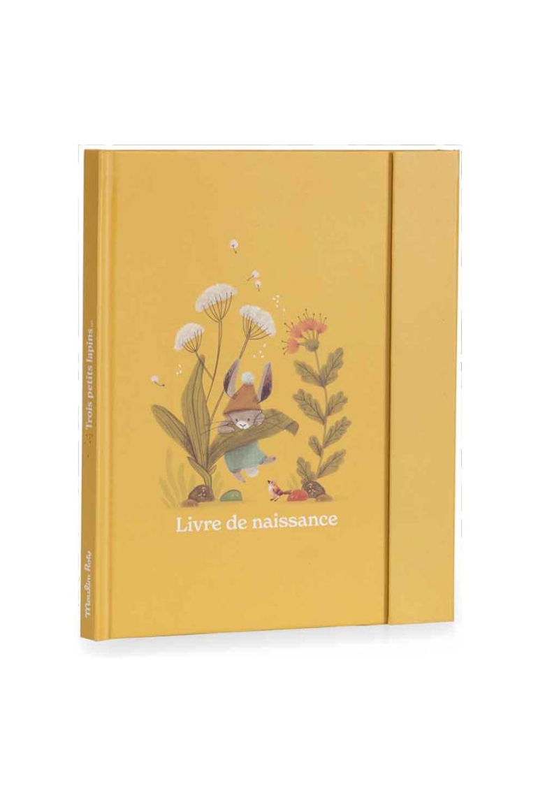 Livre de naissance trois petits lapins (80 pages), Moulin roty 1