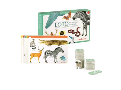 Loto des animaux tout autour du monde, Moulin roty 1