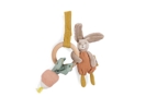 Hochet anneau bois lapin trois petits lapins, Moulin roty