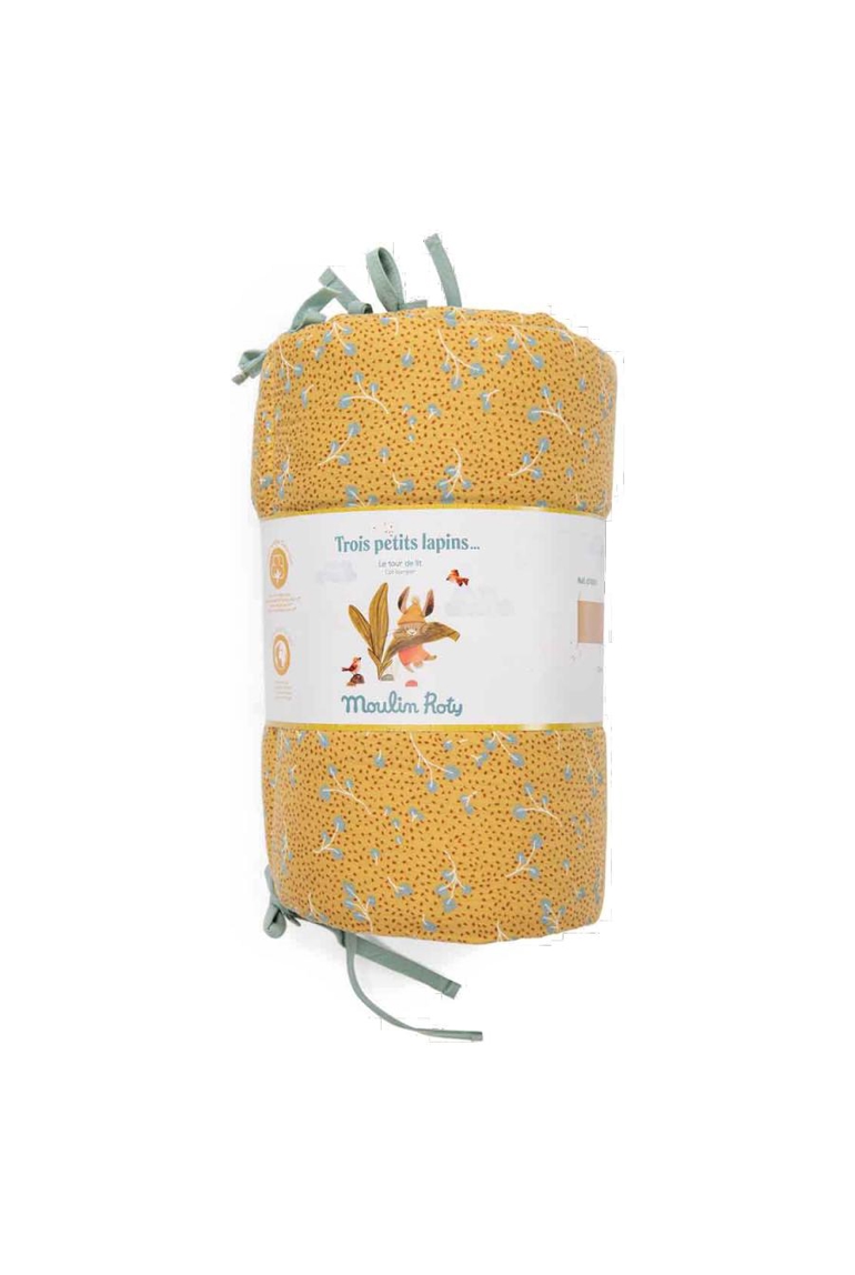 Tour de lit ocre trois petits lapins, Moulin roty 1