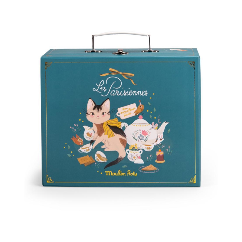 Moulin Roty - Valise dînette thé céramique les parisiennes, Moulin roty - - Dès la naissance