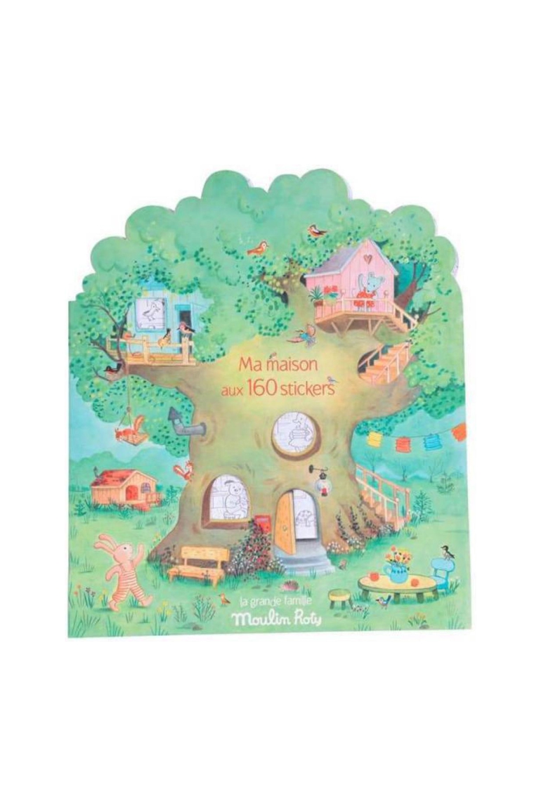 Cahier stickers la grande famille 20 pages, Moulin roty 1