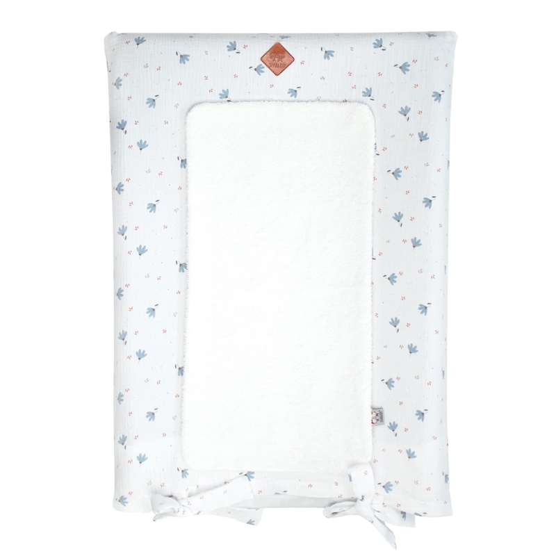 Housse de matelas à langer bleuet 70x50cm, Sevira Kids -