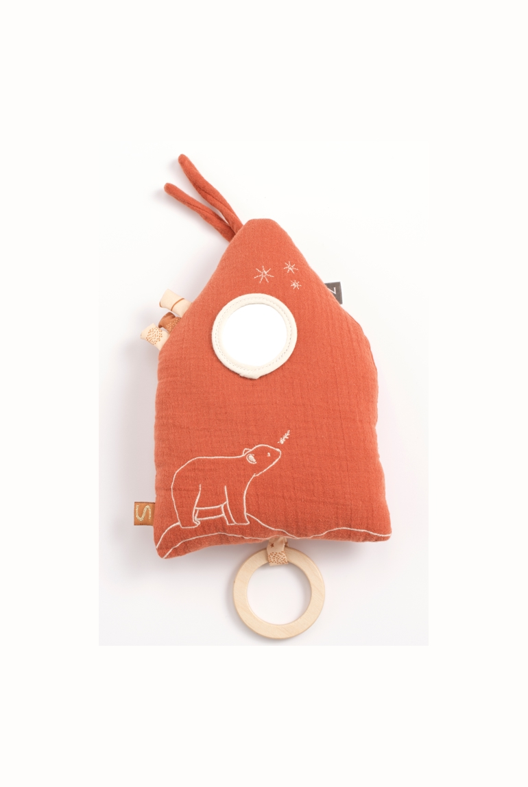 Peluche Mini Musical maison brodé 1
