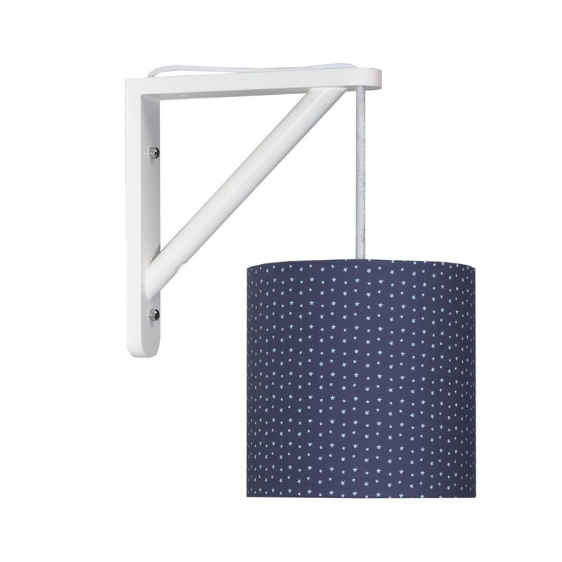 Applique murale en coton Bleu -