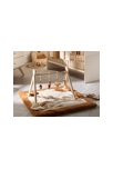 Grand tapis de jeu en double gaze de coton et sherpa 3