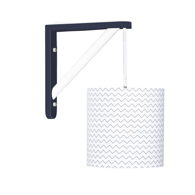 Luminaire mural en coton blanc -