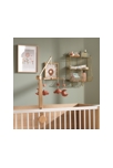 Mobile musical bébé en bois avec 4 jouets, Sauthon 2