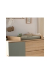 Matelas à langer avec sa housse en double gaze de coton et sa serviette, Sauthon 2