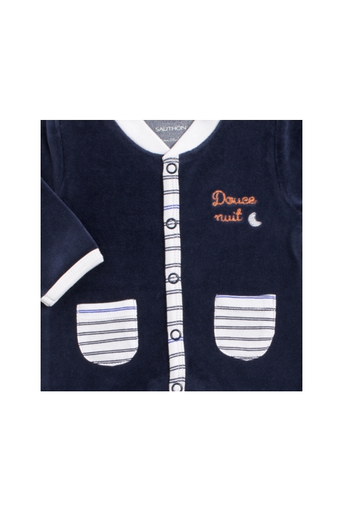 Pyjama bébé velours, Sauthon