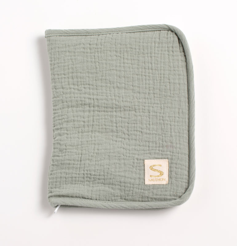 Sauthon - Protège carnet de santé en double gaze de coton, Sauthon - - Dès la naissance