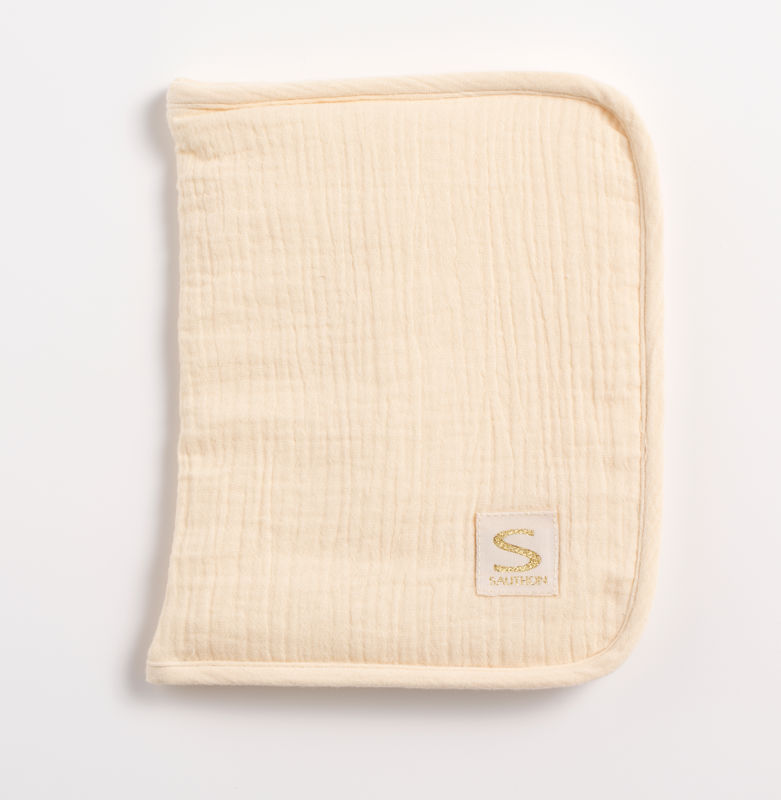 Sauthon - Protège carnet de santé en double gaze de coton, Sauthon - - Dès la naissance