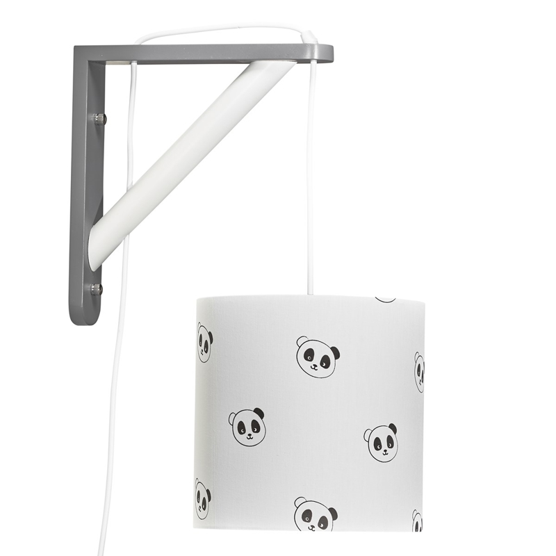 Sauthon - Applique murale lumineuse en coton blanc -