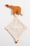 Doudou mouchoir ours en gaze de coton et bouclette 2
