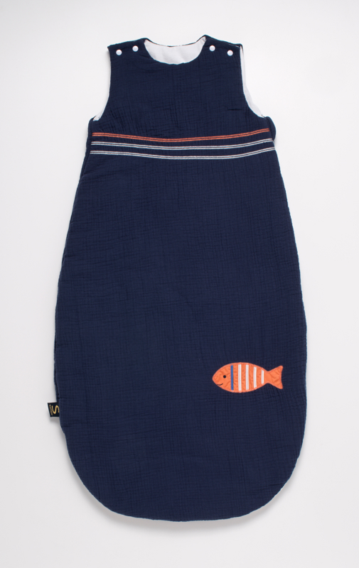 Sauthon - Gigoteuse bébé hiver en double gaze de coton -