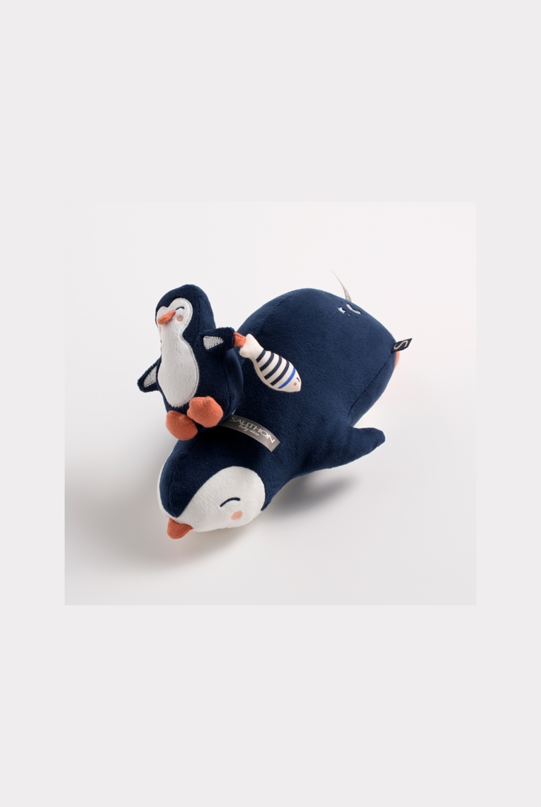 Peluche pingouin bleu marine 1