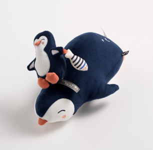 Peluche pingouin bleu marine 1