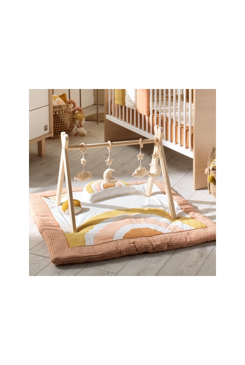 Arche d'éveil bois avec 4 jouets, Sauthon
