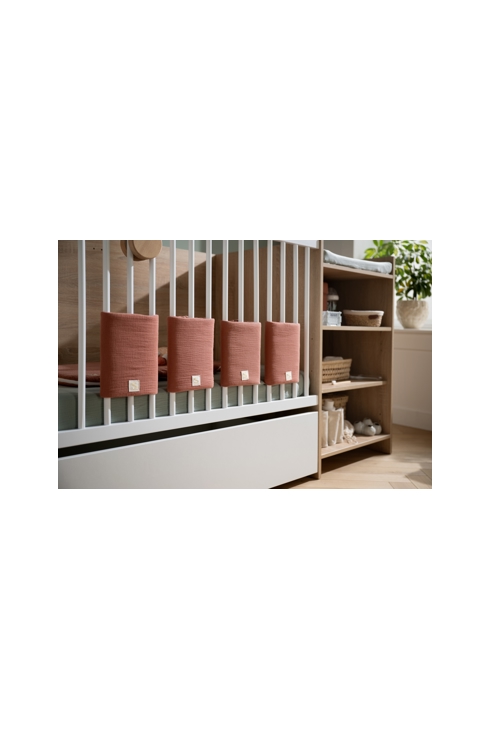 Protections de barreaux de lit en coton, Sauthon