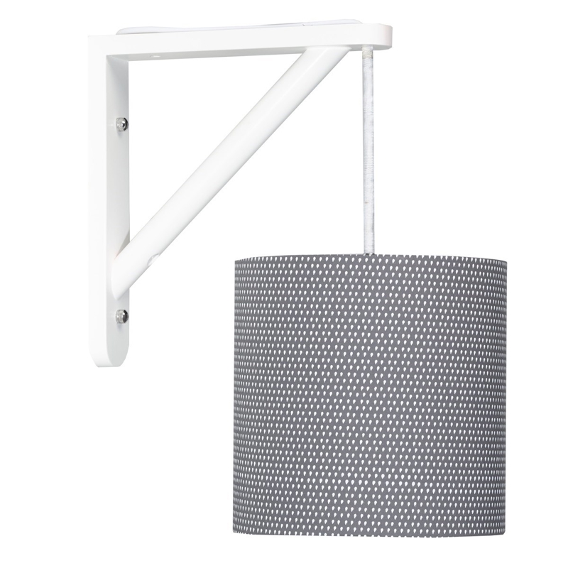 Sauthon - Applique murale en coton gris -