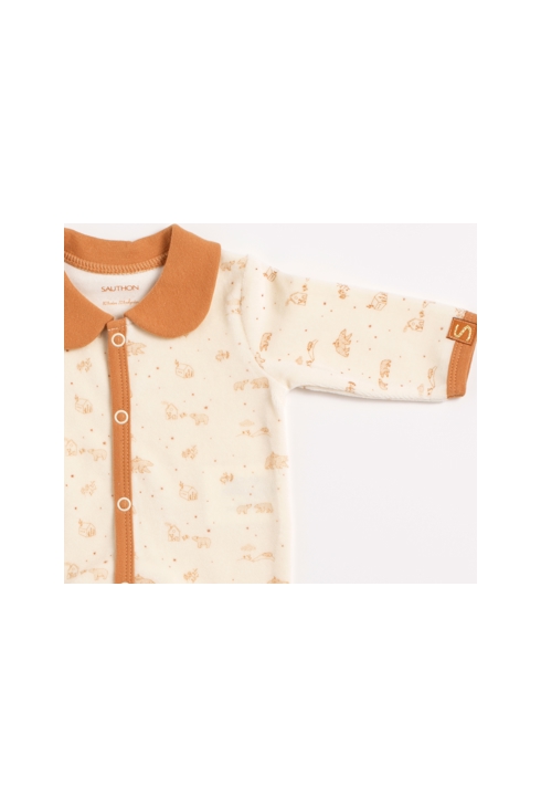 Pyjama bébé velours, Sauthon