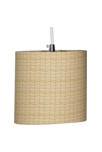 Suspension Lumineuse Trio Plafonnier en coton beige 3