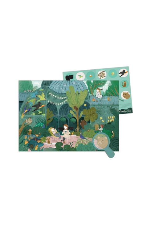 Puzzle 100 pièces au jardin des plantes les parisiennes, Moulin roty