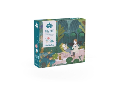 Puzzle 100 pièces au jardin des plantes les parisiennes, Moulin roty 1