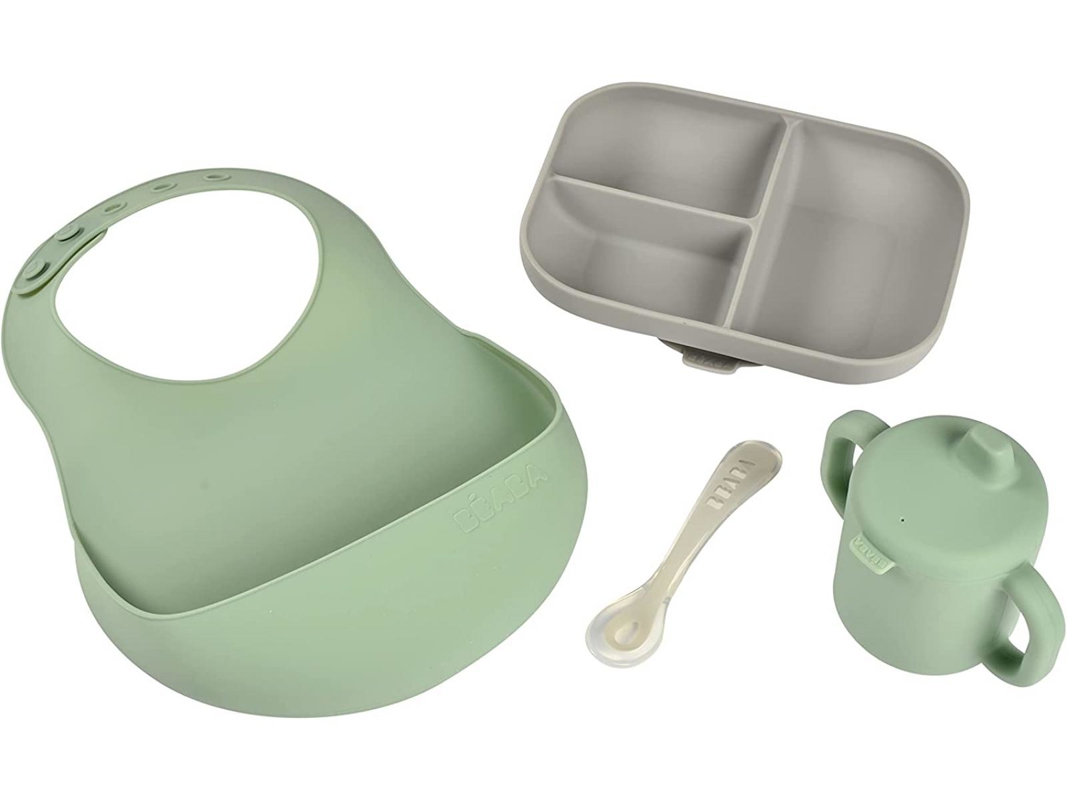 Coffret les essentiels repas silicone, Beaba -