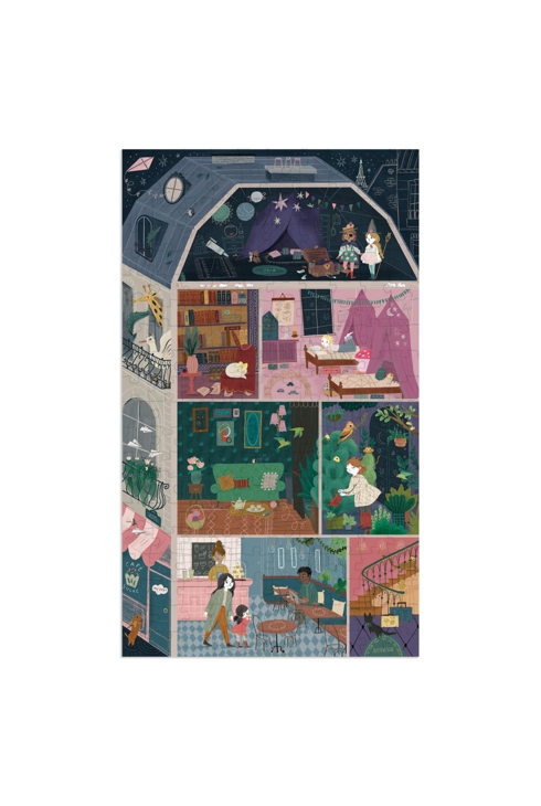 Puzzle 200 pièces l'hôtel particulier les parisiennes, Moulin roty