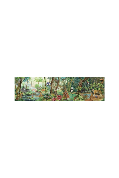 Puzzle 350 pièces dans la forêt tropicale tout autour du monde, Moulin roty