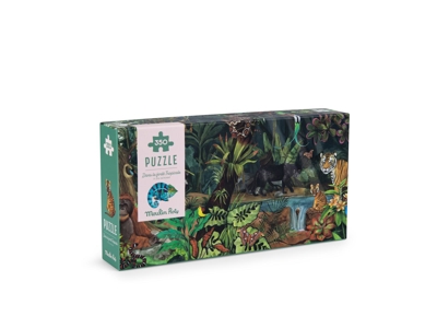 Puzzle 350 pièces dans la forêt tropicale tout autour du monde, Moulin roty 1