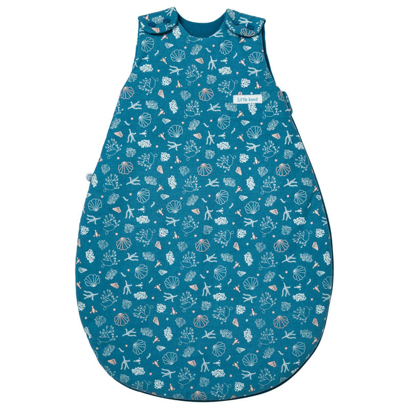 Gigoteuse naissance hiver en popeline 65 cm Seaside Romance, Little Band -