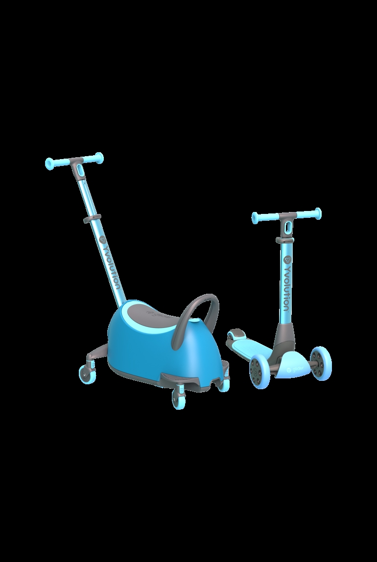 Trottinette Luna bleu, Yvolution 1