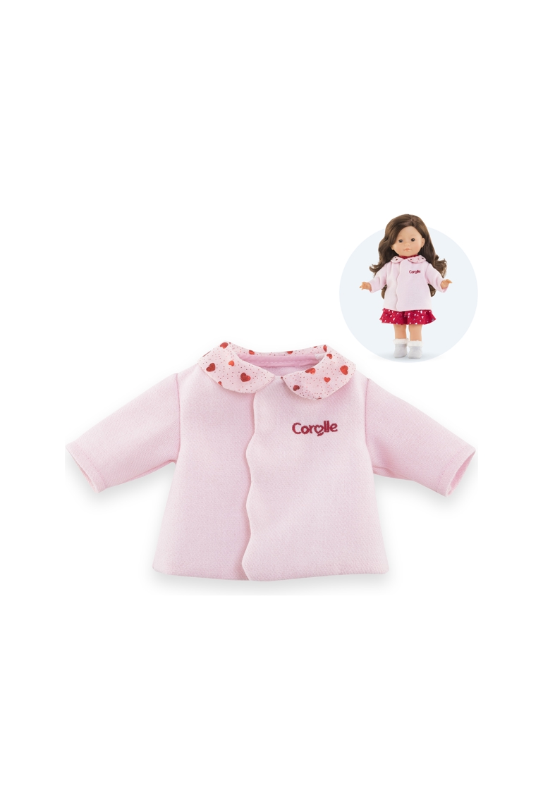 Manteau Pétales de Cœurs pour poupée ma Corolle 1