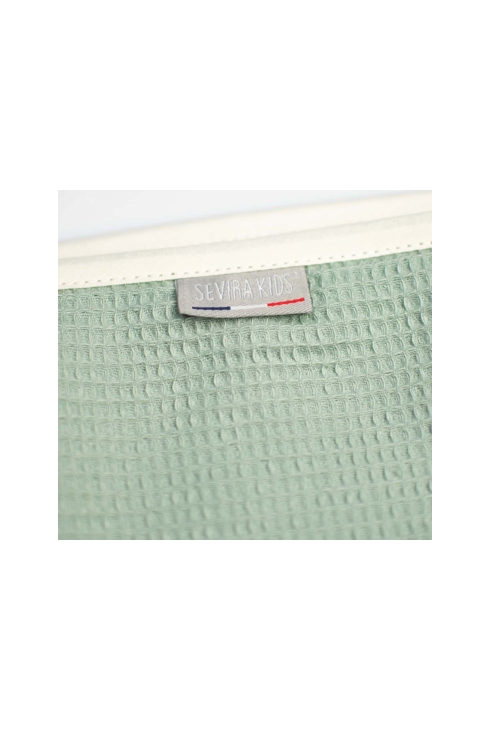 Cape de bain bébé en coton nid d'abeille, Sevira Kids