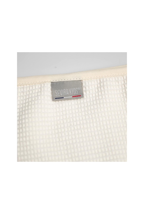 Cape de bain bébé en coton nid d'abeille, Sevira Kids