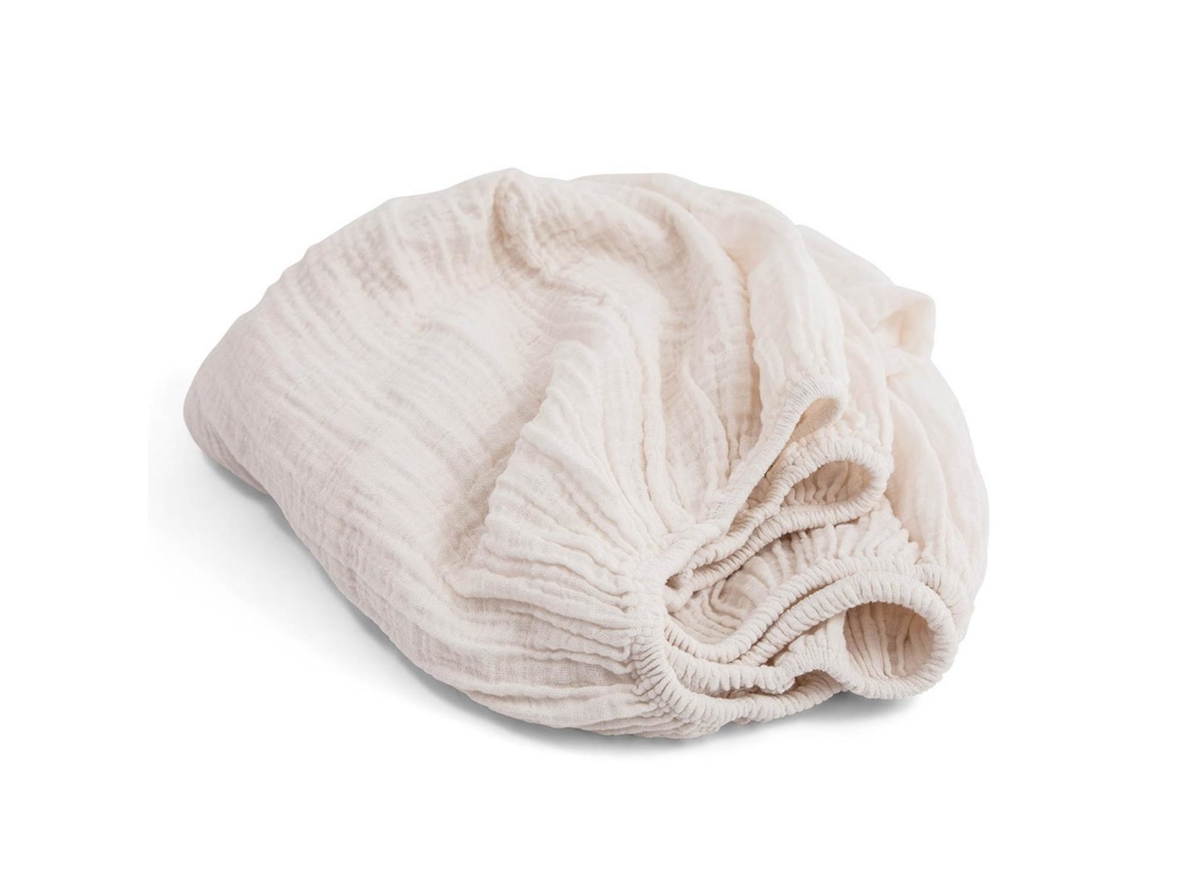 Drap housse papuche moumout milk 70x140cm, Charlie crane -