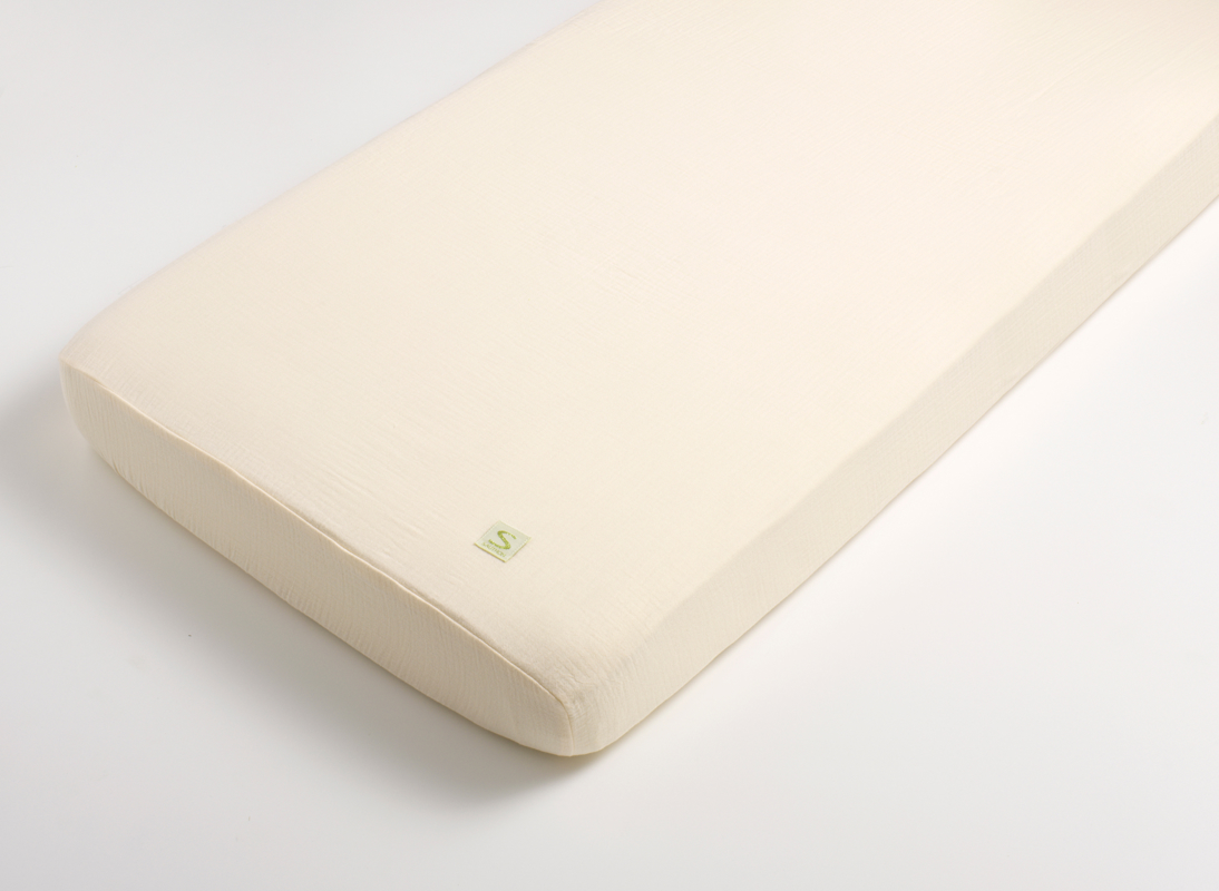 Draps housse bébé en coton bio, Sauthon -